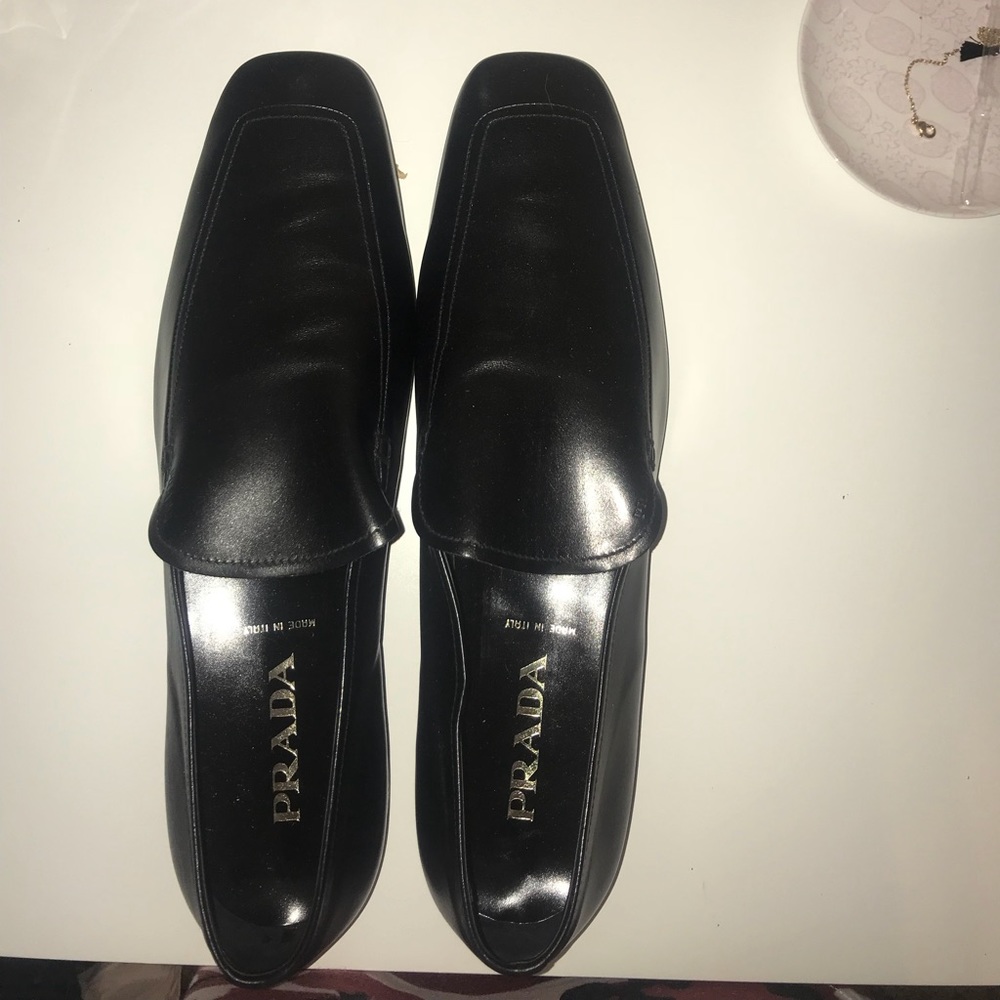Men’s Black Dress Prada Shoes
